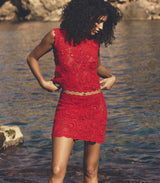 MARITZA SKIRT -- CARMINE