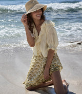 MARCIE SKIRT -- CITRON ROSIER FLORAL