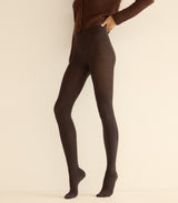 WOLFORD MERINO TIGHTS -- SOFT CACAO